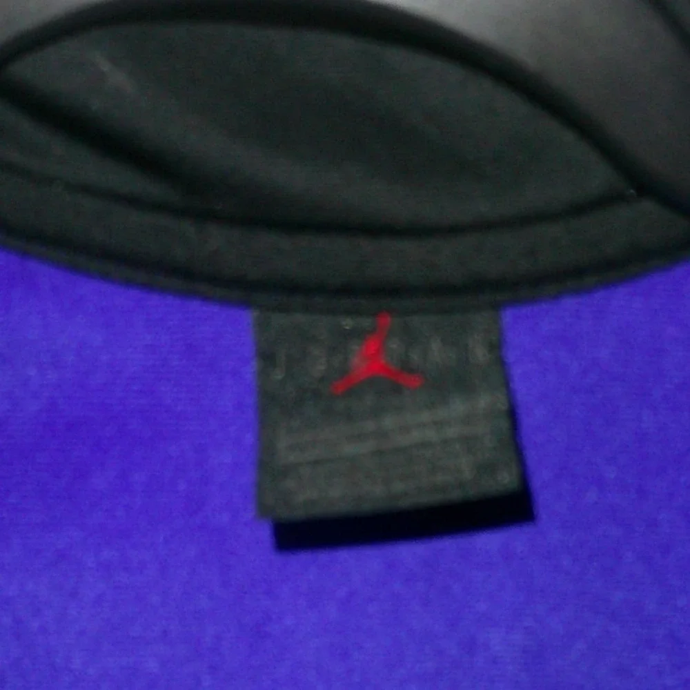 Vintage Air Jordan Track Jacket Full Zip‎ Purple Black Jumpman Kids Size 5